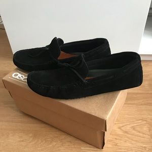 Men’s black moccasin